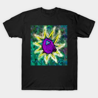 Abstract Sun Eye Alien T-Shirt